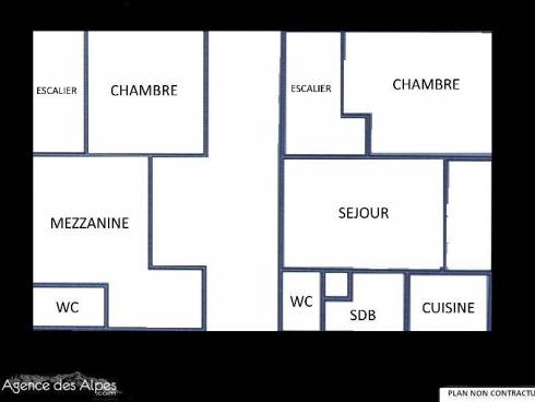 Appartement Les Menuires Les Fontanettes - Les Menuires JETAY