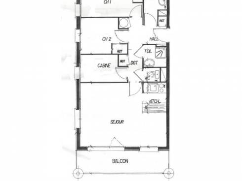 Appartement Les Menuires Reberty 1850 - Les Menuires COURMAYEUR