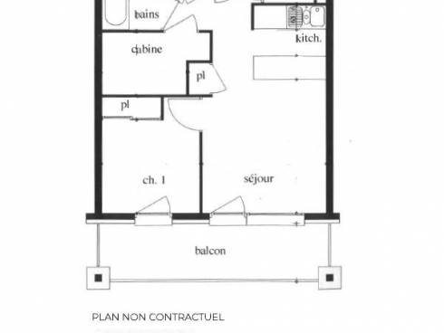 Appartement Les Menuires Reberty 1850 - Les Menuires ARGENTIERE