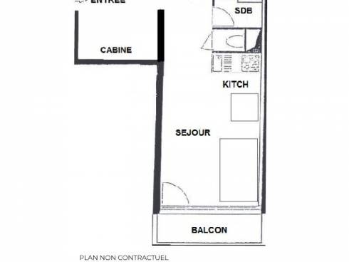 Studio Les Menuires Preyerand - Les Menuires VILLARET