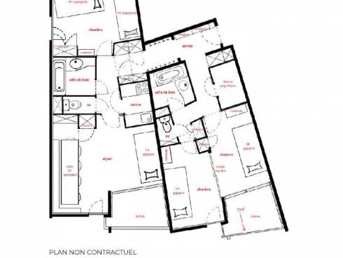 Appartement Les Menuires Reberty 1850 - Les Menuires ORIGANES